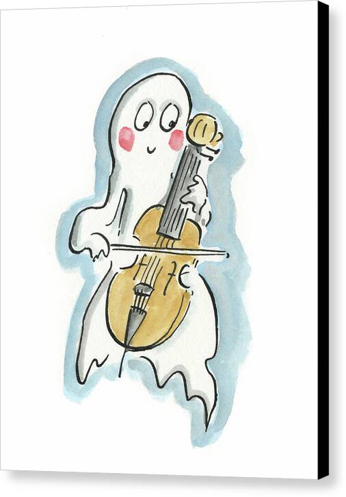 Ghost Cello - Canvas Print