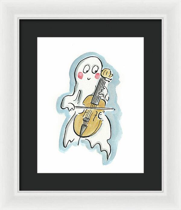 Ghost Cello - Framed Print