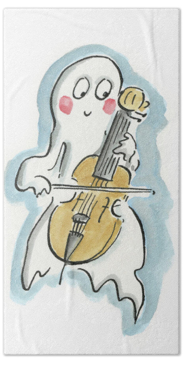 Ghost Cello - Bath Towel