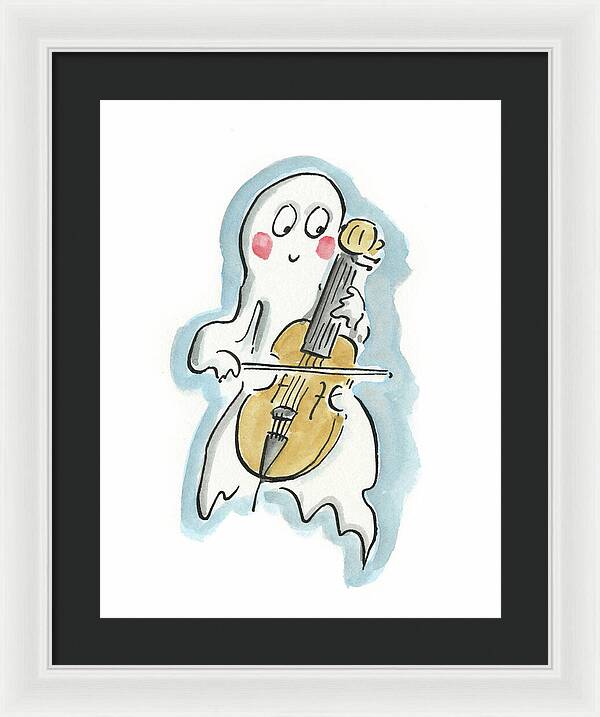 Ghost Cello - Framed Print