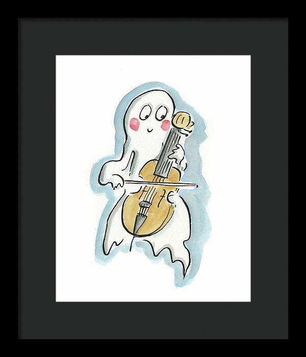 Ghost Cello - Framed Print