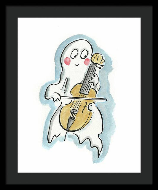 Ghost Cello - Framed Print