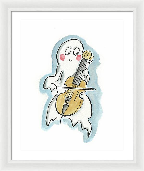 Ghost Cello - Framed Print