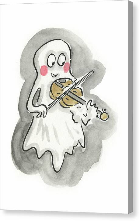 Ghost Violin - Canvas Print