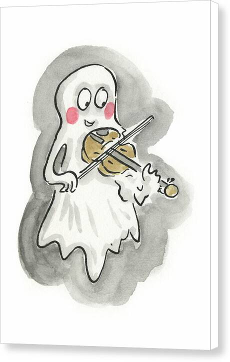 Ghost Violin - Canvas Print