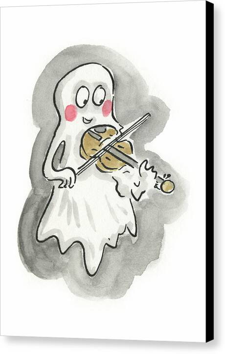 Ghost Violin - Canvas Print