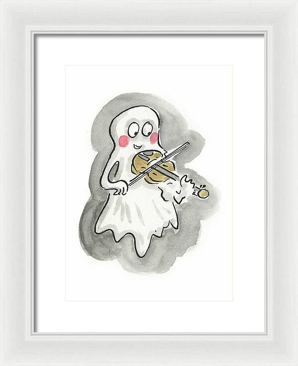 Ghost Violin - Framed Print