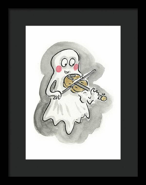 Ghost Violin - Framed Print