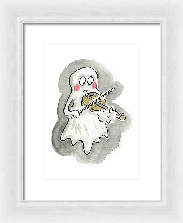 Ghost Violin - Framed Print