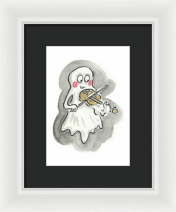 Ghost Violin - Framed Print