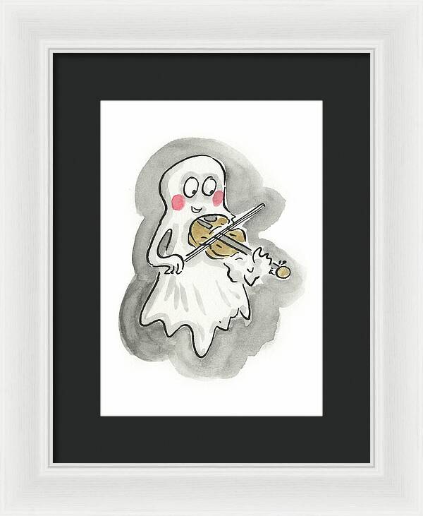 Ghost Violin - Framed Print