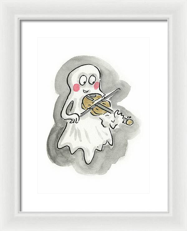 Ghost Violin - Framed Print