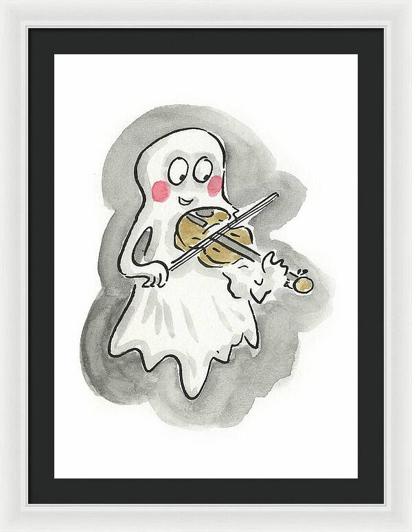 Ghost Violin - Framed Print