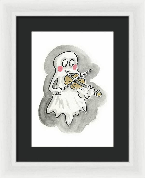 Ghost Violin - Framed Print