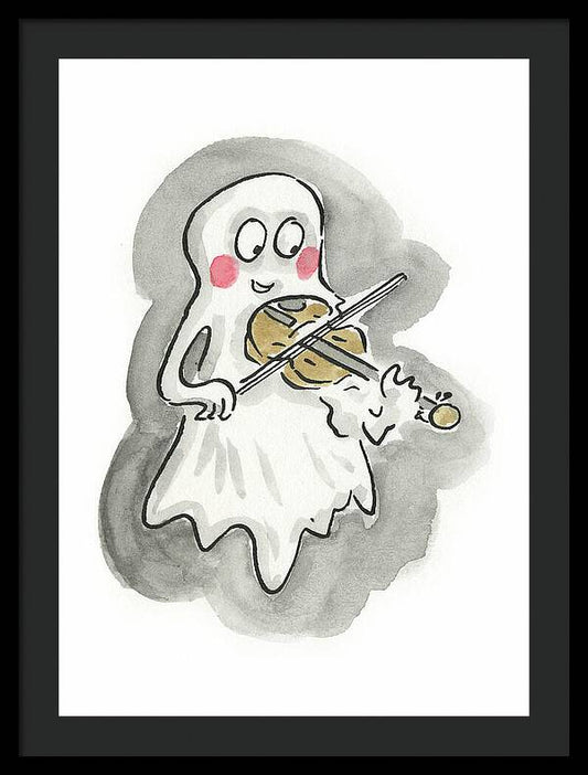 Ghost Violin - Framed Print