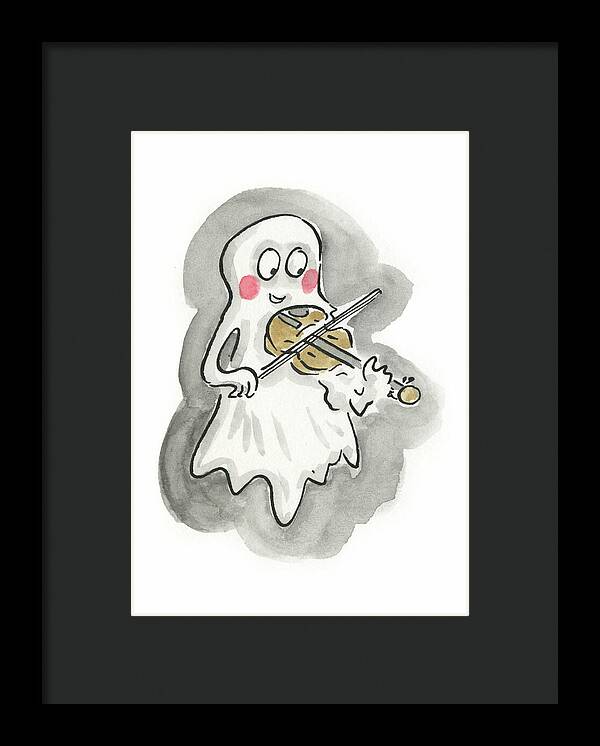 Ghost Violin - Framed Print