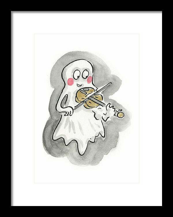 Ghost Violin - Framed Print