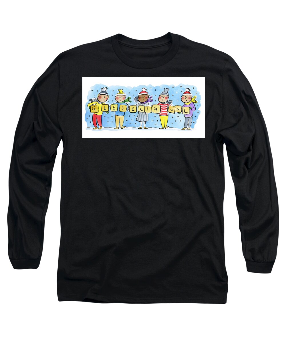 Gledelig Jul - Long Sleeve T-Shirt
