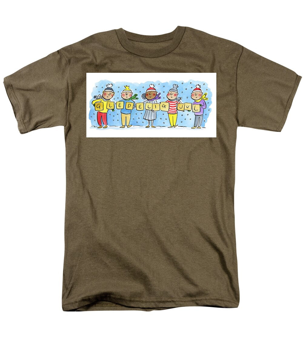 Gledelig Jul - Men's T-Shirt  (Regular Fit)