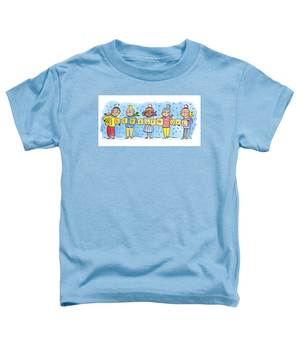 Gledelig Jul - Toddler T-Shirt