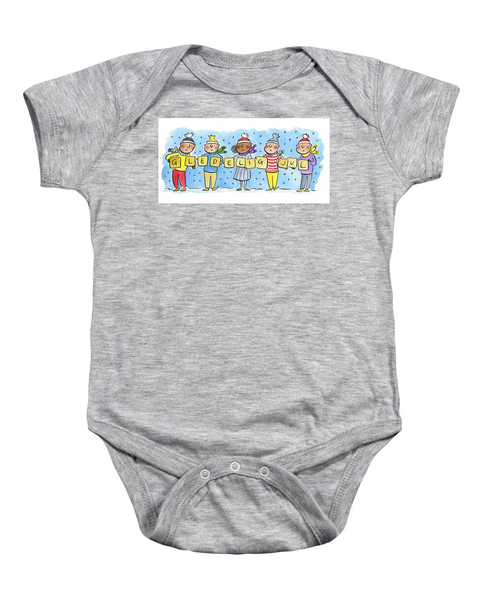 Gledelig Jul - Baby Onesie