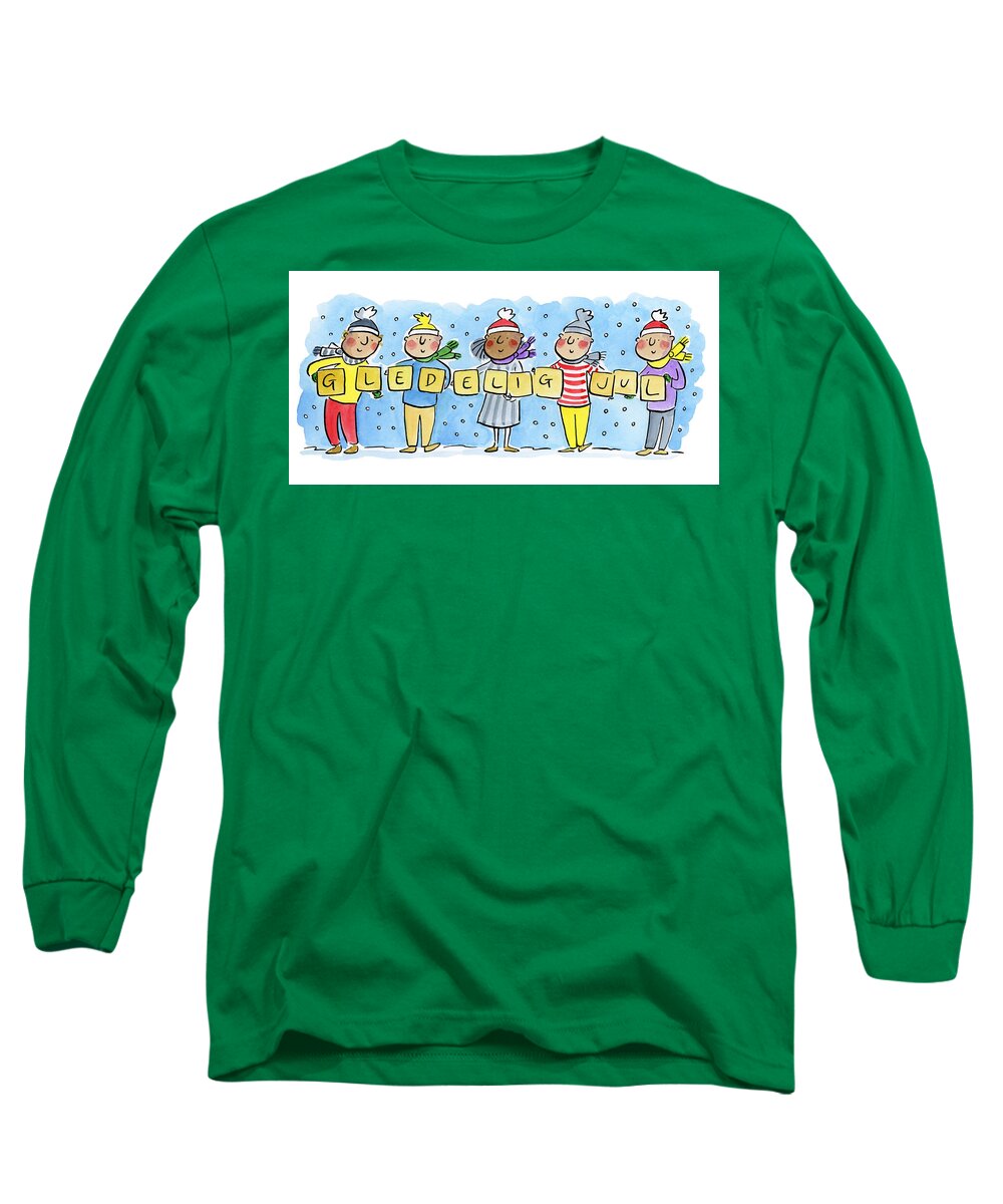 Gledelig Jul - Long Sleeve T-Shirt