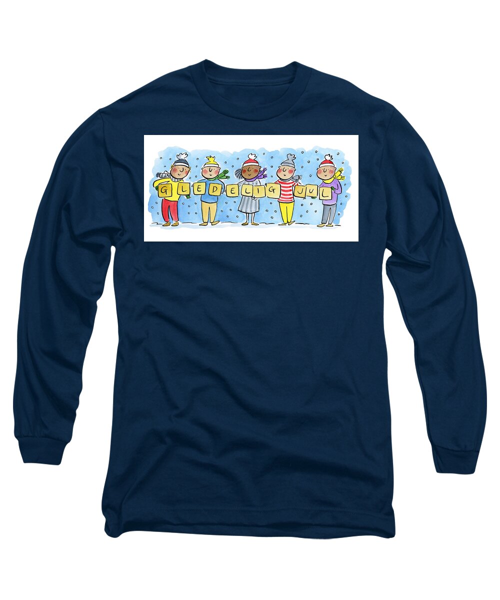 Gledelig Jul - Long Sleeve T-Shirt