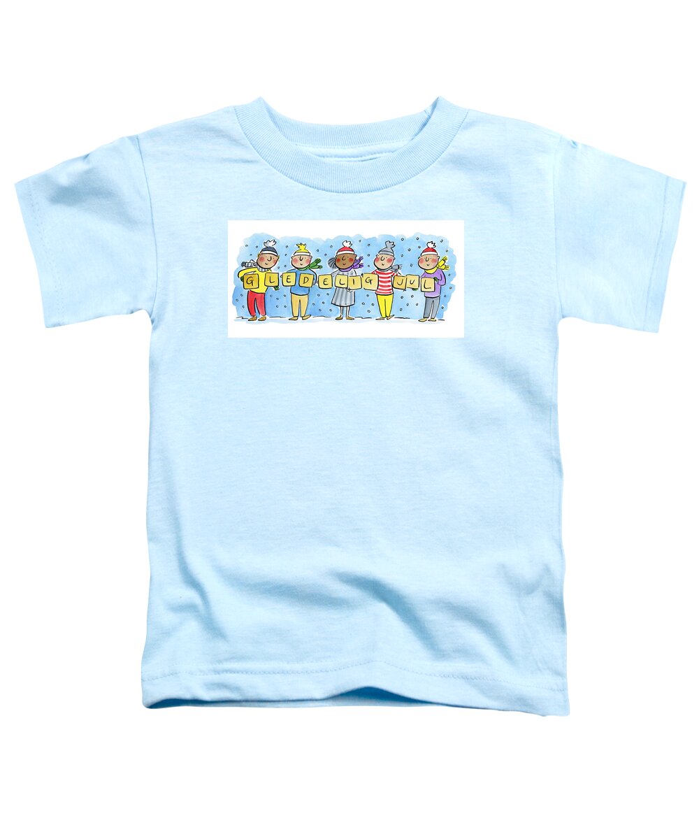 Gledelig Jul - Toddler T-Shirt