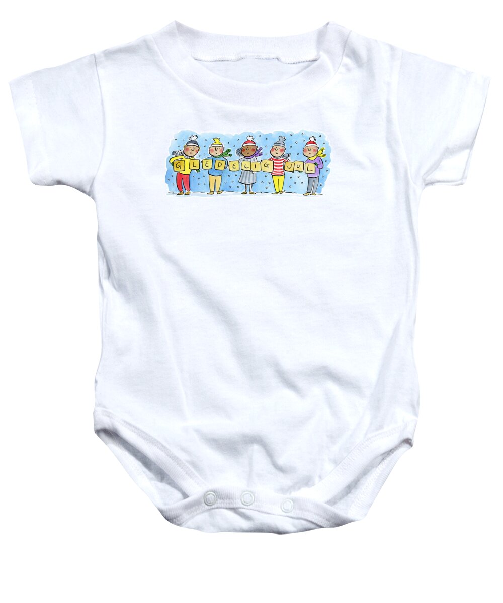 Gledelig Jul - Baby Onesie