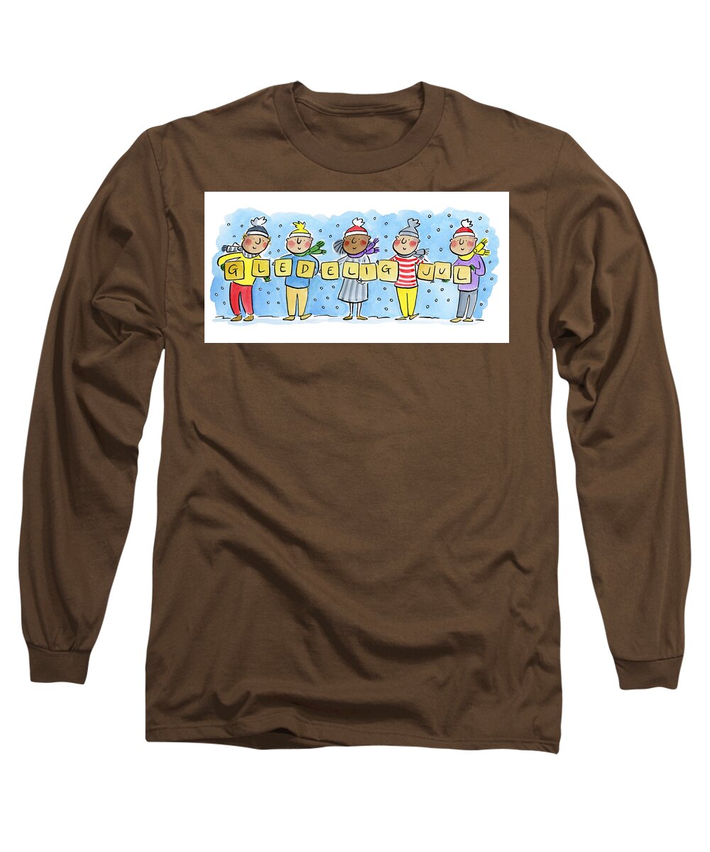 Gledelig Jul - Long Sleeve T-Shirt