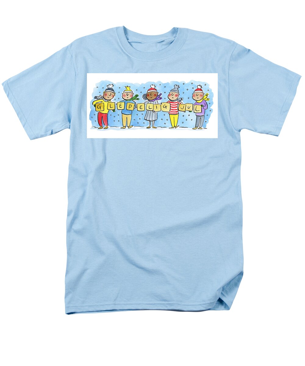 Gledelig Jul - Men's T-Shirt  (Regular Fit)