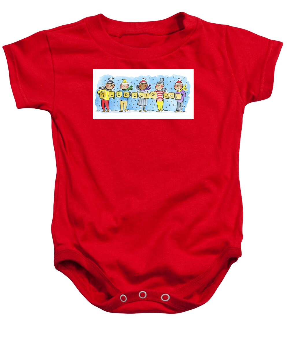 Gledelig Jul - Baby Onesie