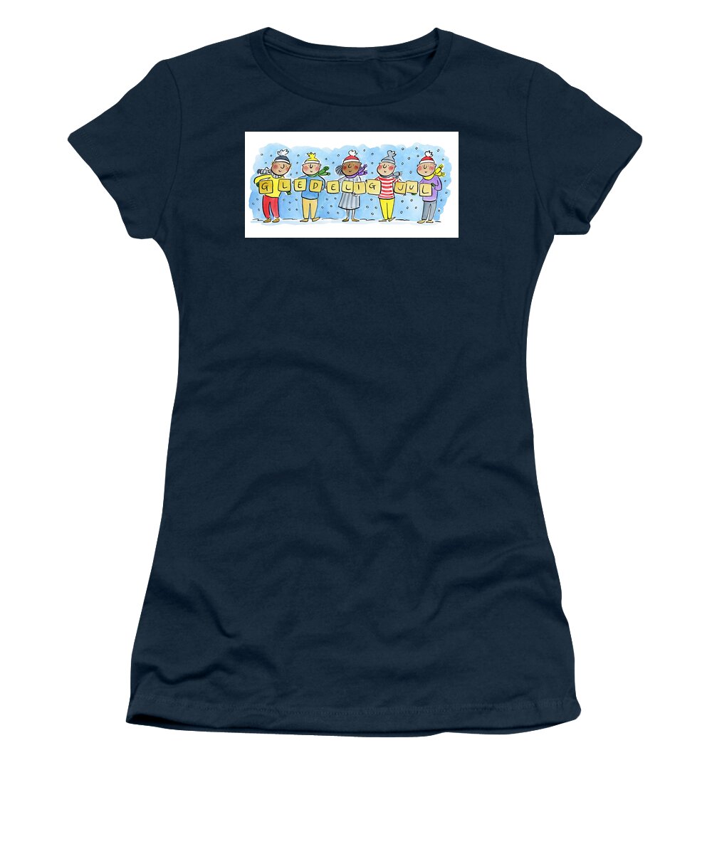 Gledelig Jul - Women's T-Shirt