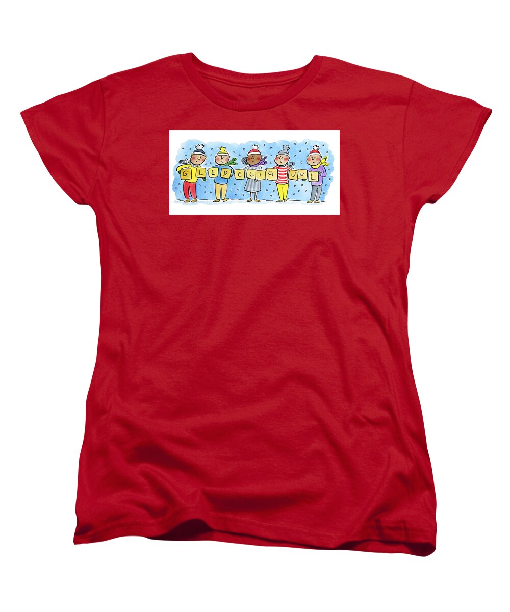 Gledelig Jul - Women's T-Shirt (Standard Fit)
