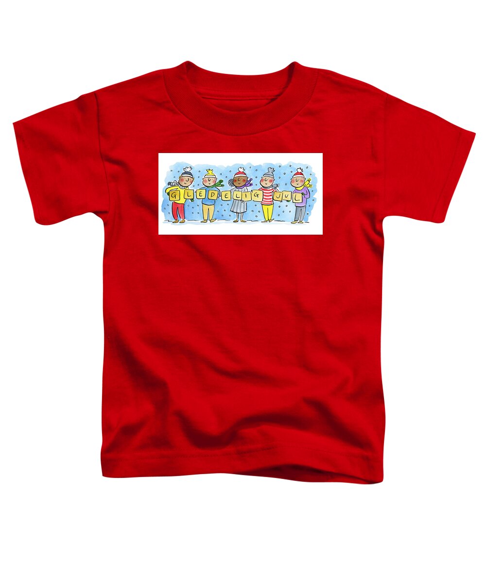Gledelig Jul - Toddler T-Shirt