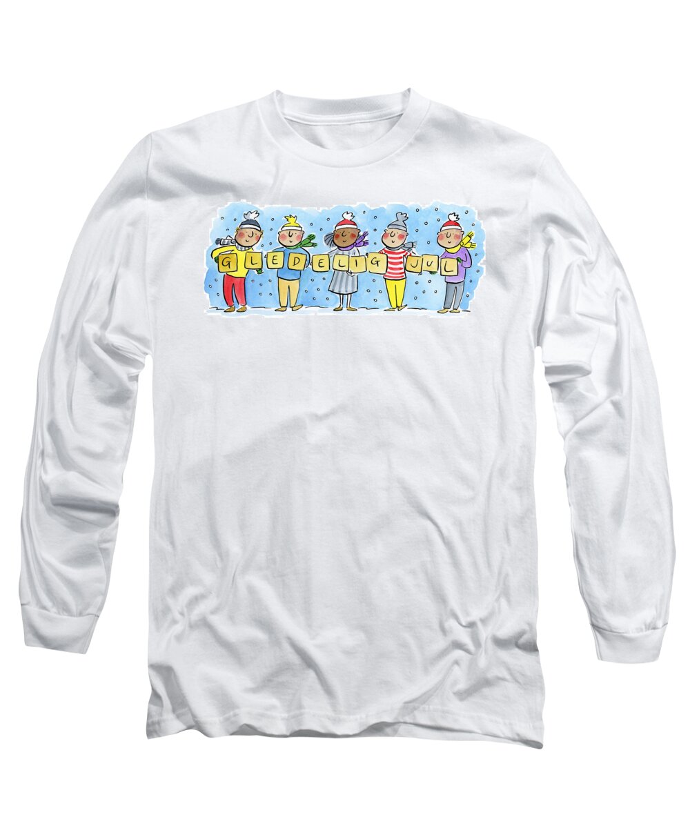 Gledelig Jul - Long Sleeve T-Shirt