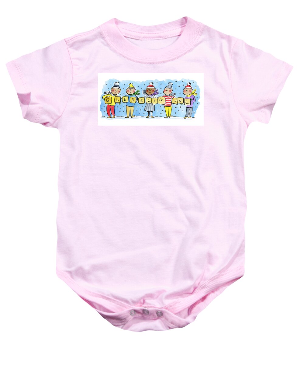 Gledelig Jul - Baby Onesie