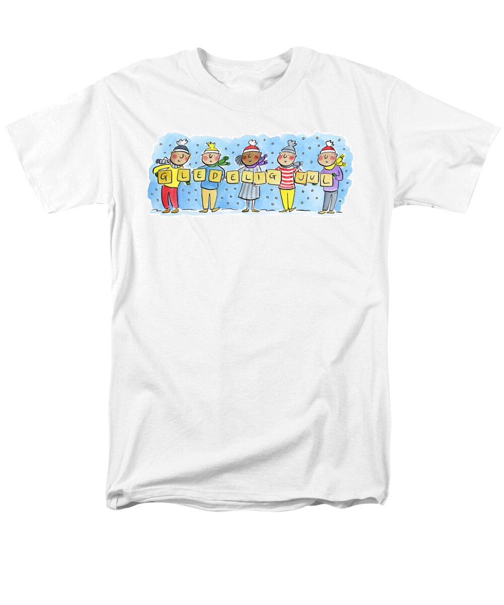 Gledelig Jul - Men's T-Shirt  (Regular Fit)