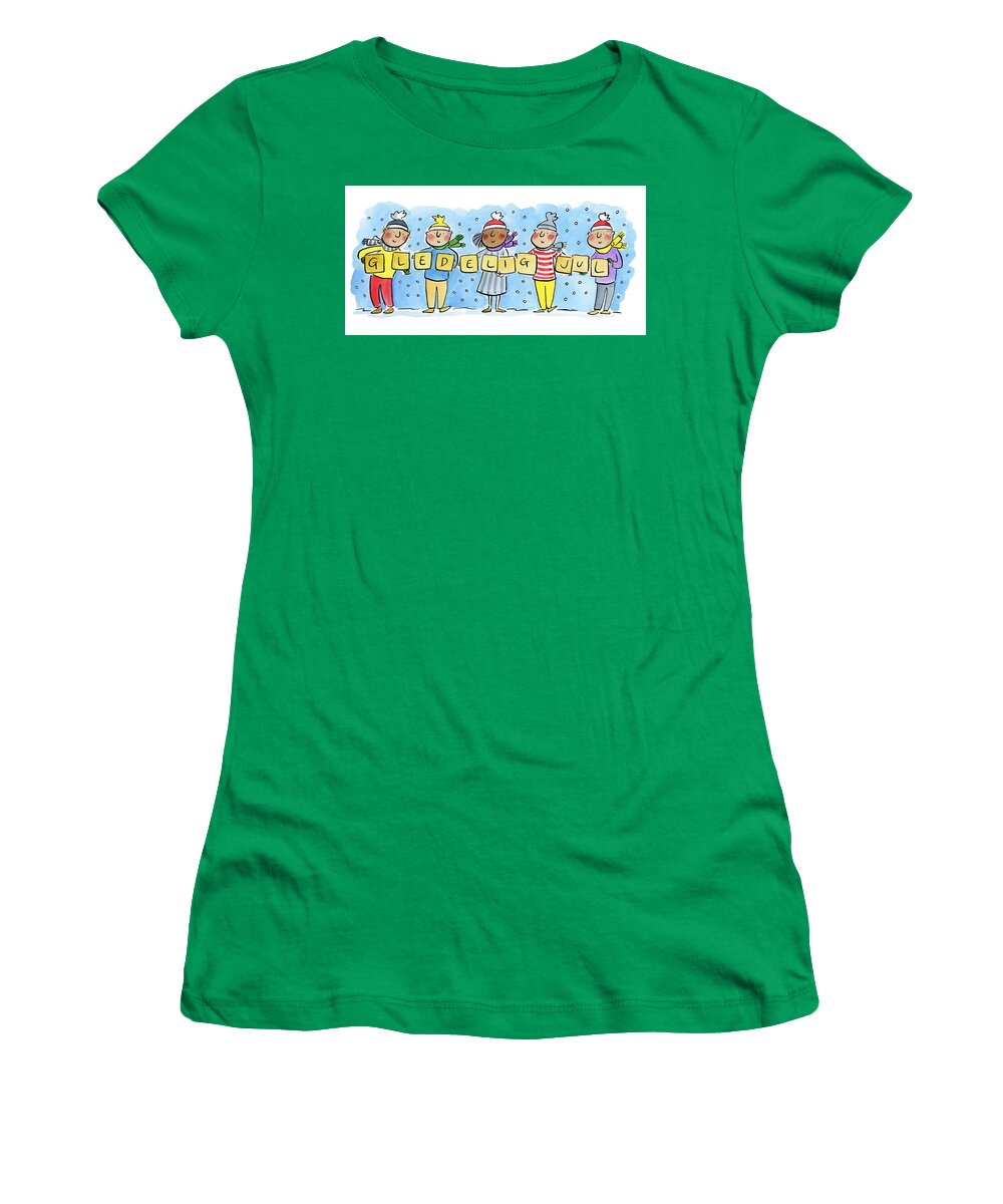 Gledelig Jul - Women's T-Shirt