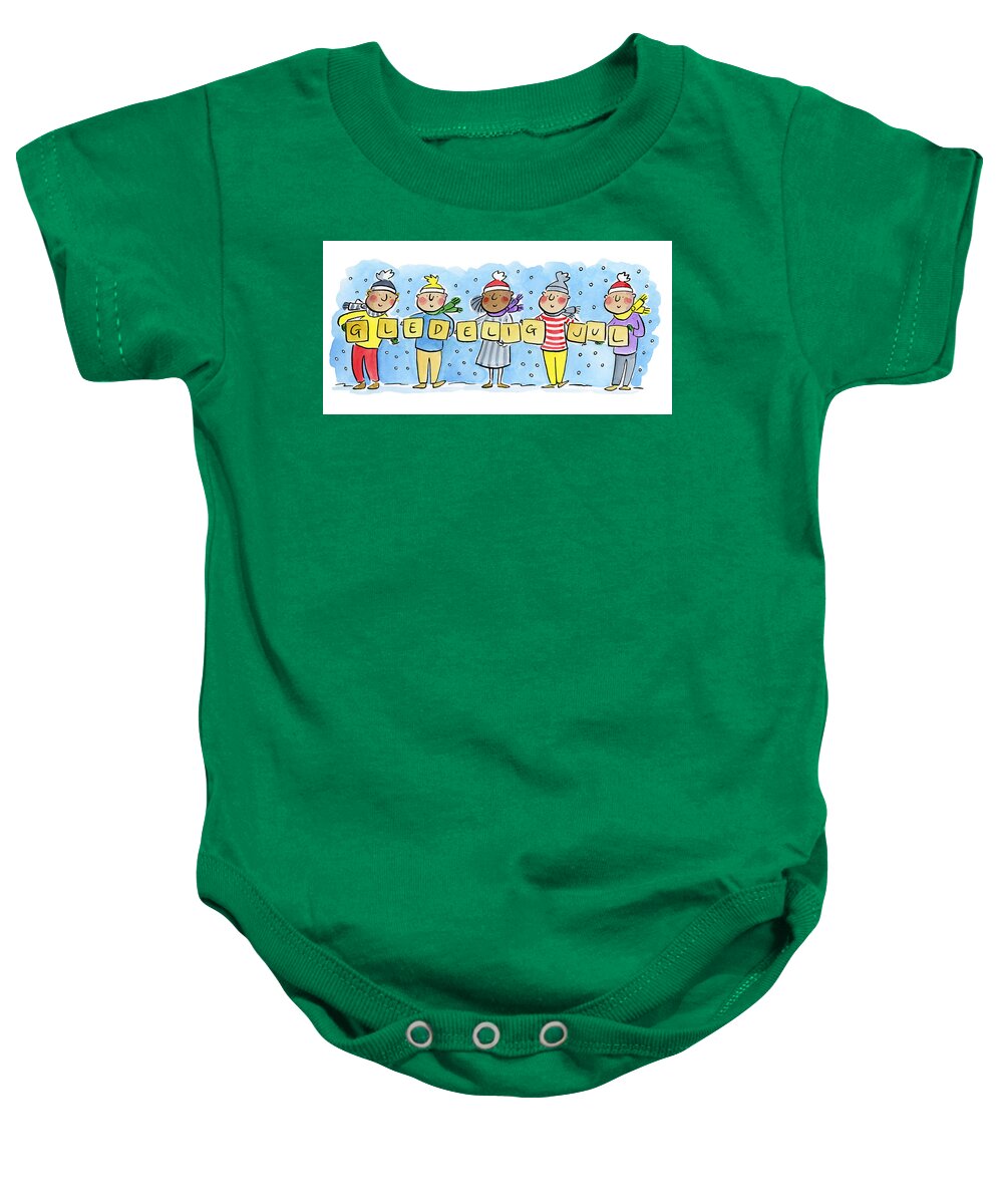 Gledelig Jul - Baby Onesie