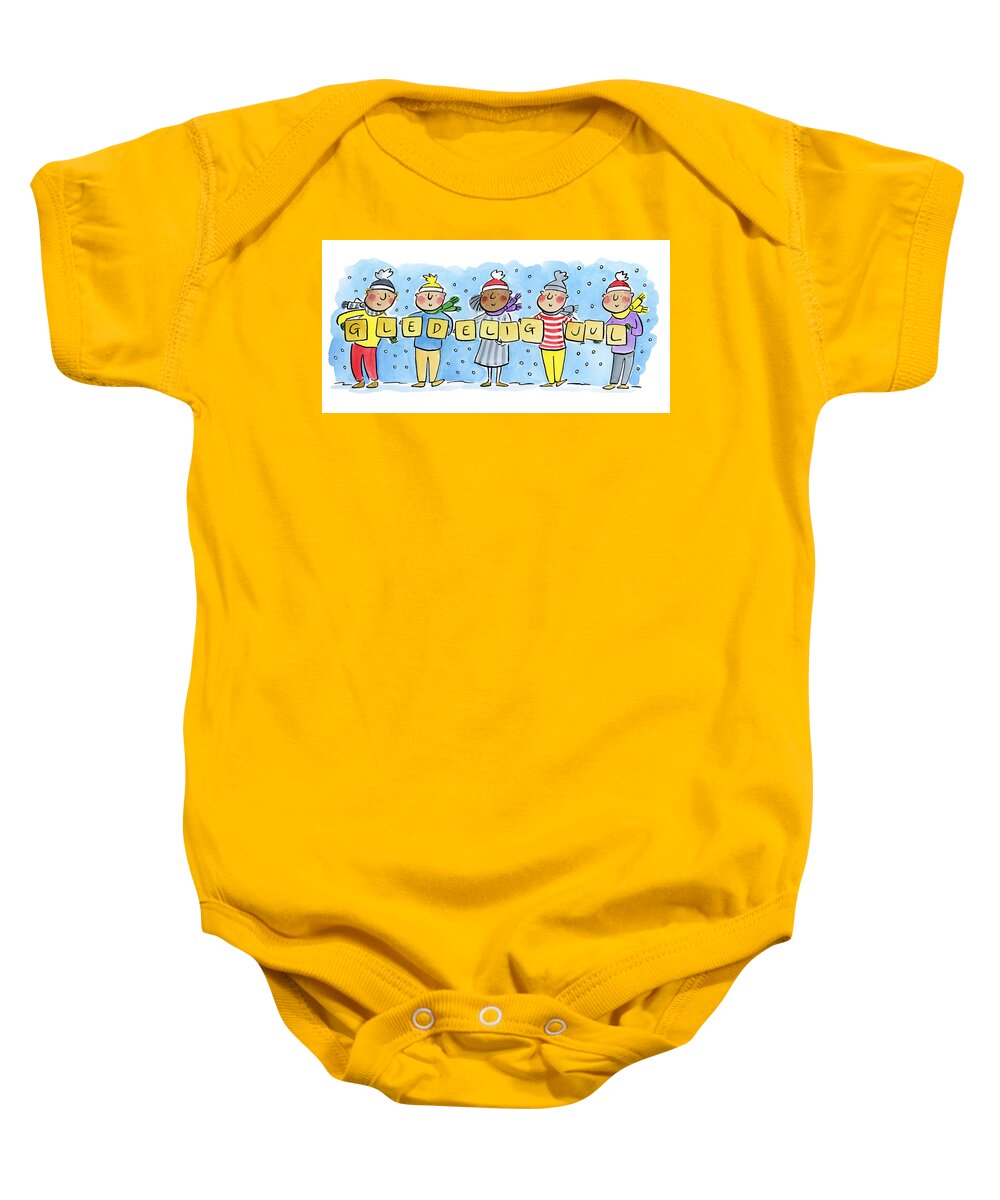 Gledelig Jul - Baby Onesie