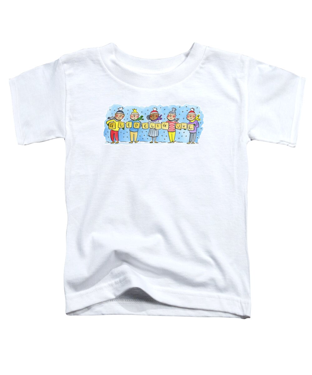 Gledelig Jul - Toddler T-Shirt