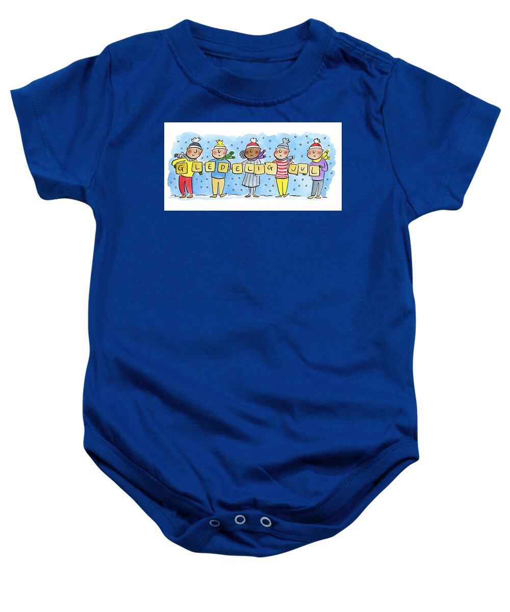 Gledelig Jul - Baby Onesie