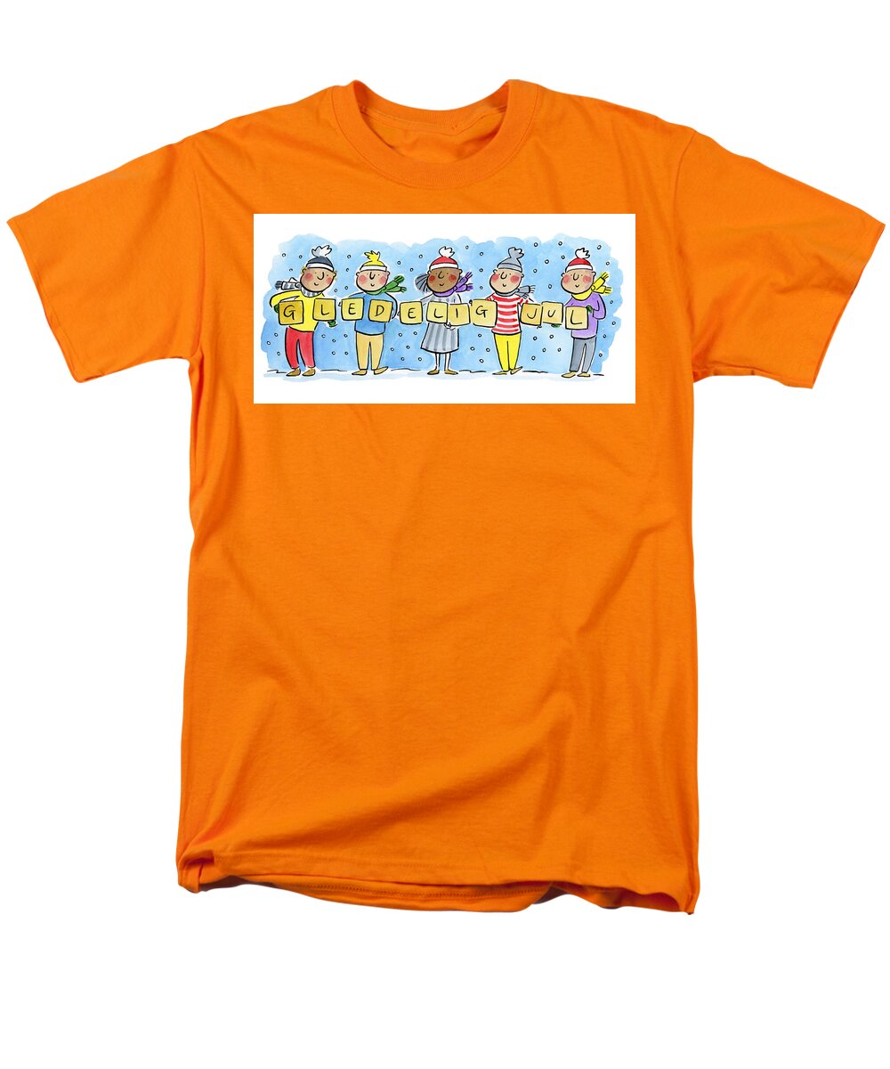 Gledelig Jul - Men's T-Shirt  (Regular Fit)