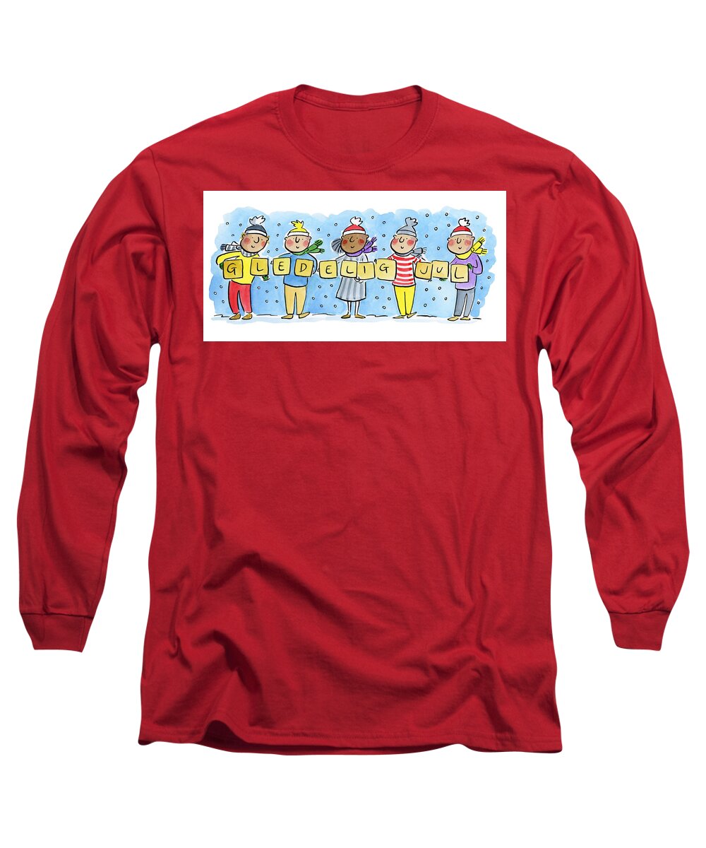 Gledelig Jul - Long Sleeve T-Shirt