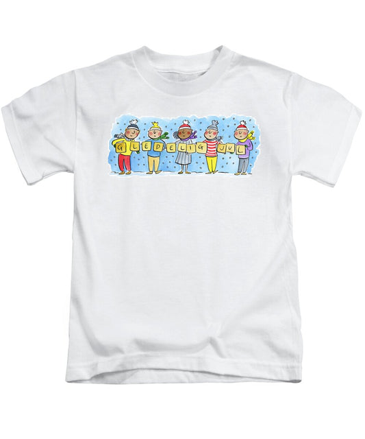 Gledelig Jul - Kids T-Shirt