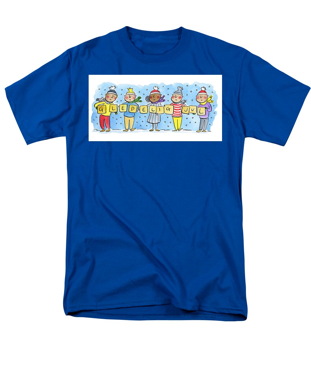 Gledelig Jul - Men's T-Shirt  (Regular Fit)