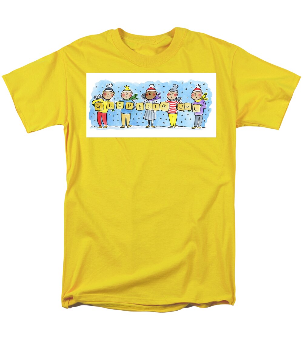 Gledelig Jul - Men's T-Shirt  (Regular Fit)