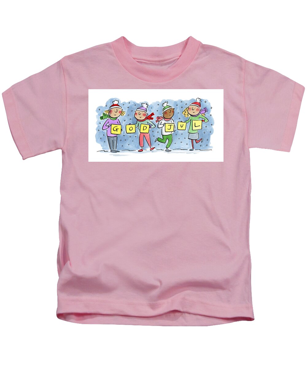 God Jul - Kids T-Shirt