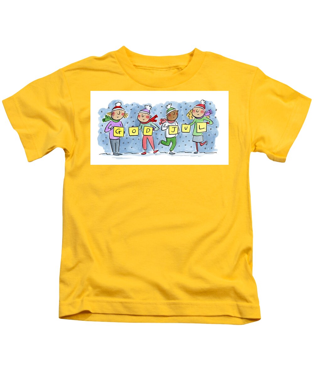 God Jul - Kids T-Shirt